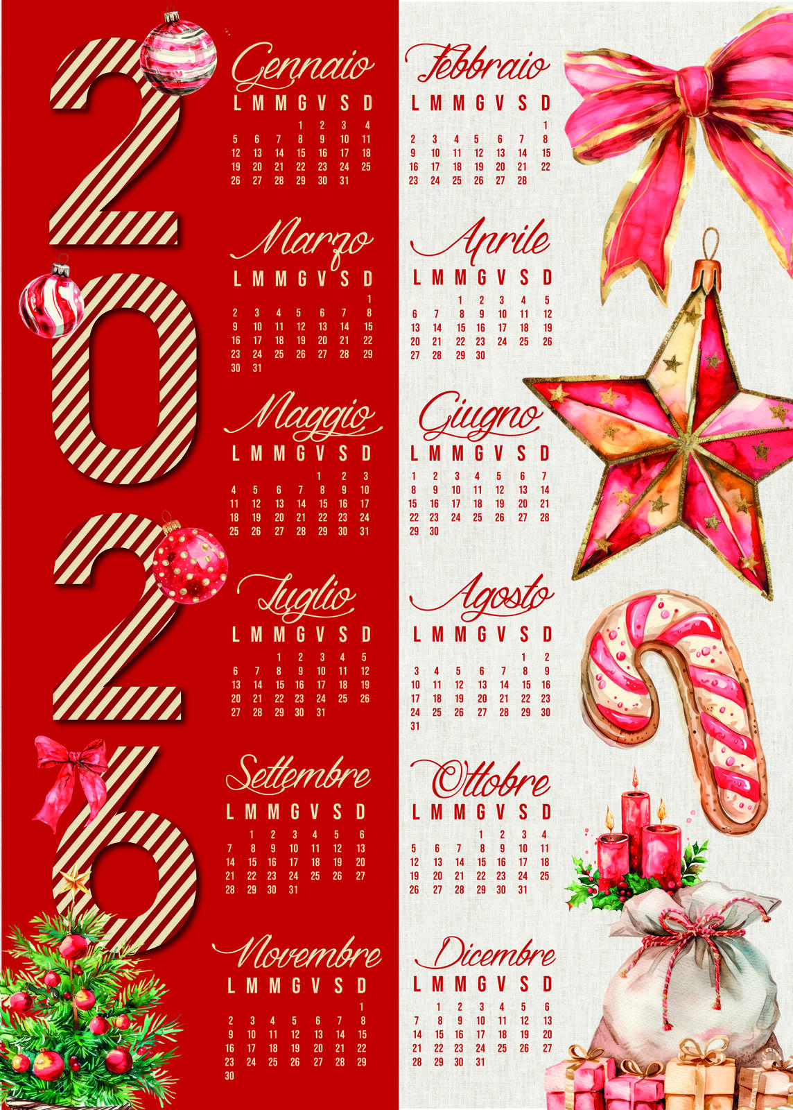 STROFINACCIO FOUR SEASON CALENDARIO DIGITALE 50X70 Tellini S.R.L. Velkoobchodní oblečení
